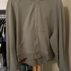 Green Stuido Zip-Up Hoodie